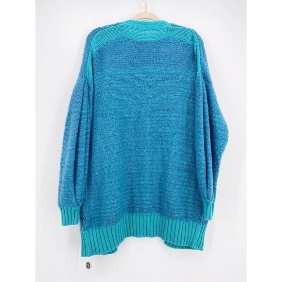 Free People Snow Drop Cardigan Sweater Long Button - Picture 3 of 6